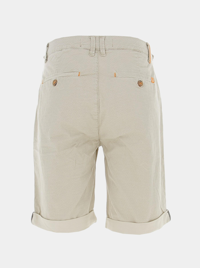 Short chino imprimés brint beige homme - Benson & Cherry