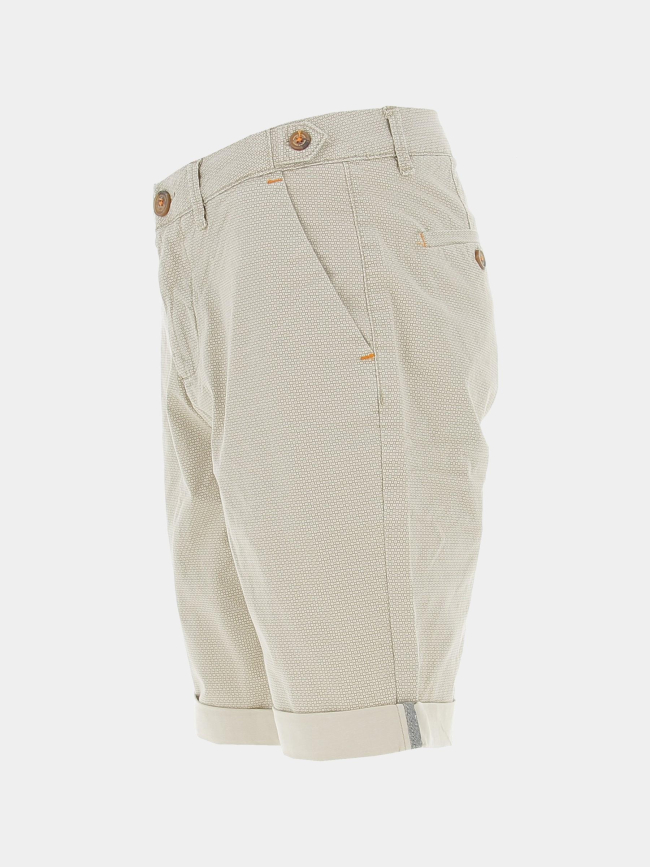 Short chino imprimés brint beige homme - Benson & Cherry