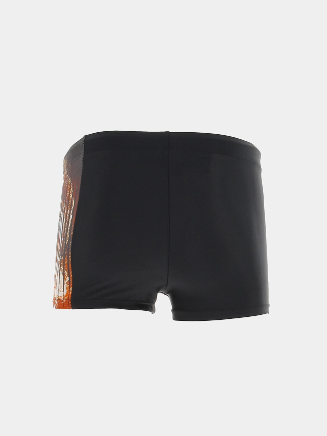 Maillot de bain boxer imprimés paea noir homme - Lemon Bay