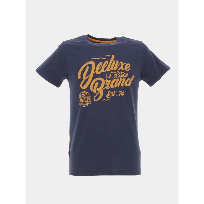 T-shirt santa monica bota bleu marine homme - Deeluxe