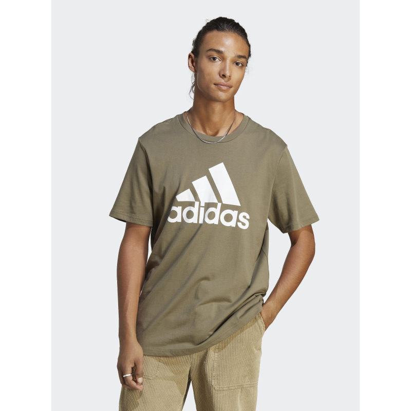 T-shirt big logo kaki homme - Adidas
