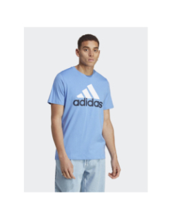 T-shirt big logo bleu homme - Adidas