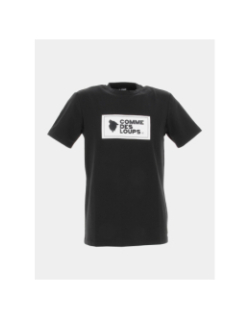 T-shirt logo genova noir homme - Comme Des Loups