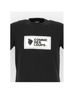 T-shirt logo genova noir homme - Comme Des Loups