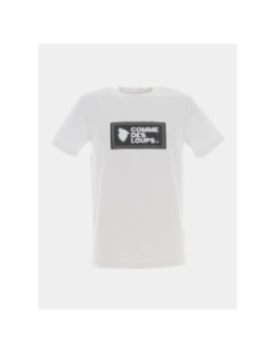 T-shirt logo genova blanc homme - Comme Des Loups