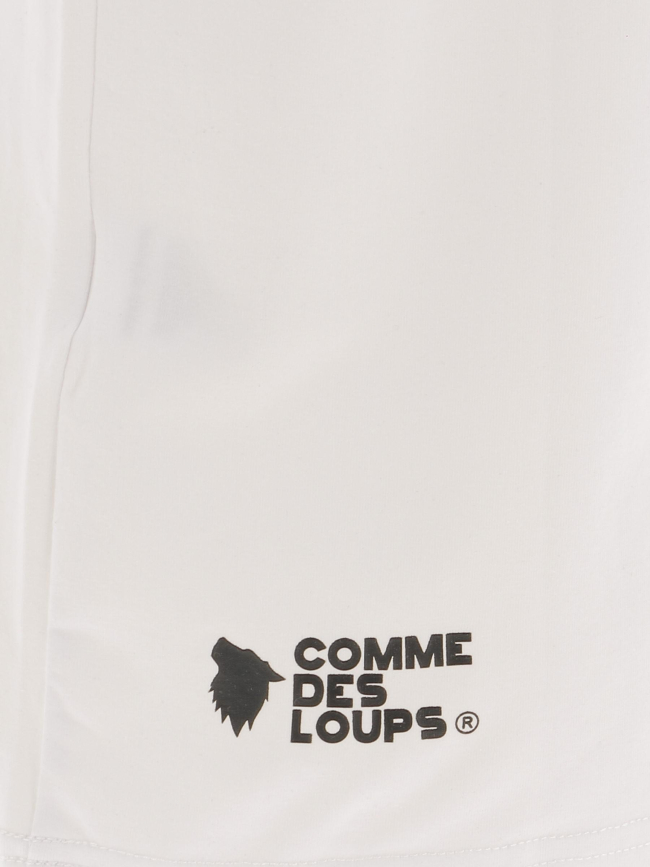 T-shirt logo genova blanc homme - Comme Des Loups