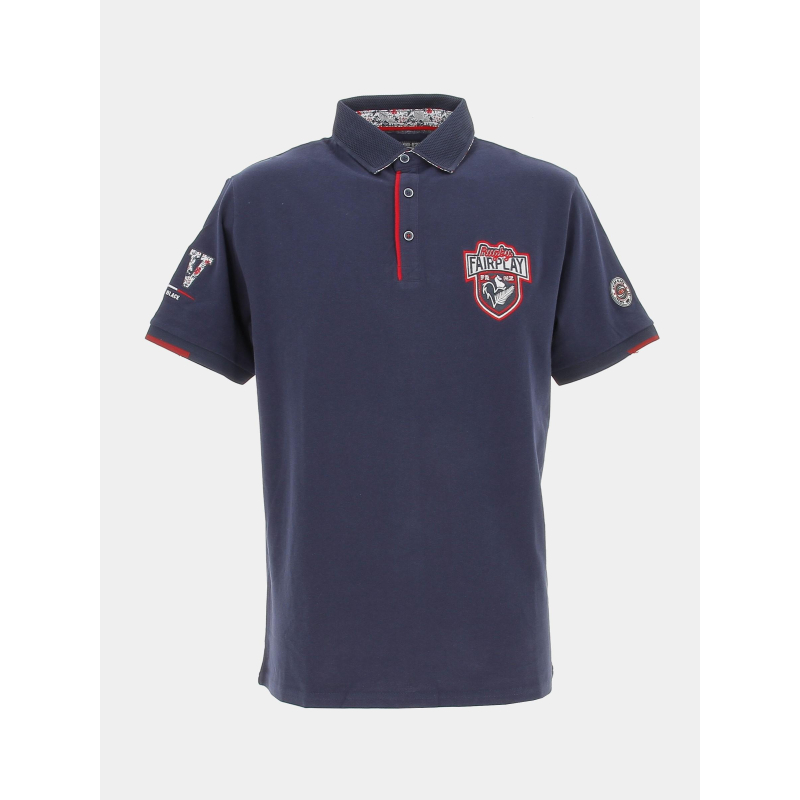 Polo opening match rugby bleu marine homme - Union Black
