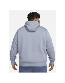 Sweat zippé à capuche nsw club bleu clair homme - Nike