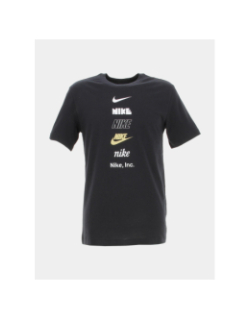 T-shirt sportswear multi-logos noir homme - Nike