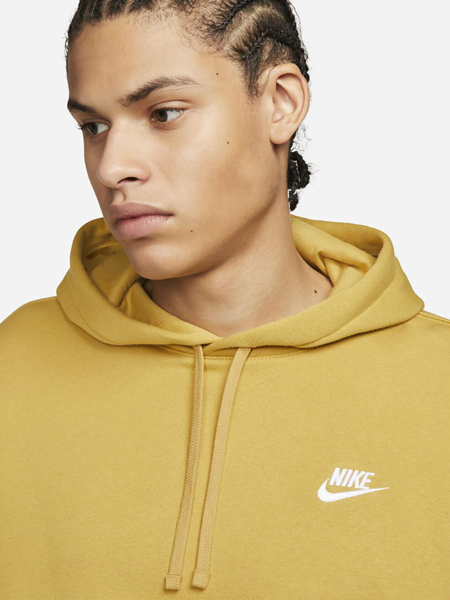 Sweat à capuche sportswear club jaune homme - Nike