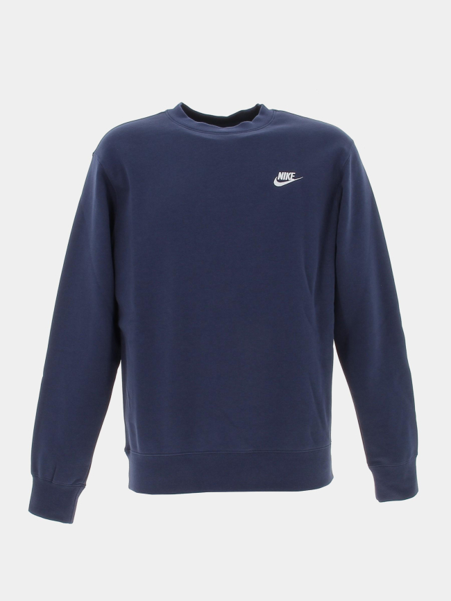 Sweat sportswear club crew bleu marine homme - Nike