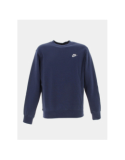 Sweat sportswear club crew bleu marine homme - Nike