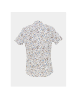 Chemise à fleurs manches courtes lucile blanc homme - Benson & Cherry