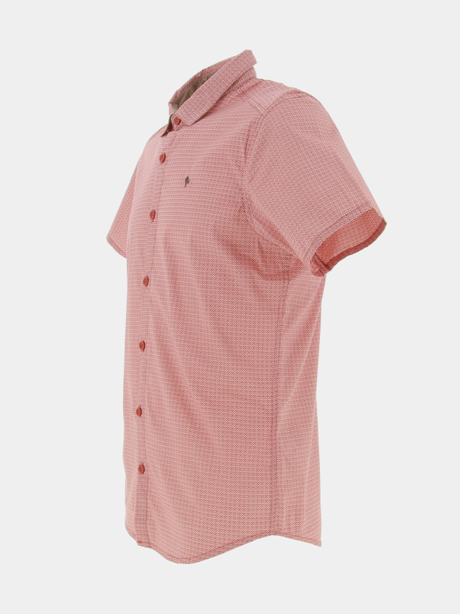 Chemise à imprimés stretch sprat rose homme - Sunvalley
