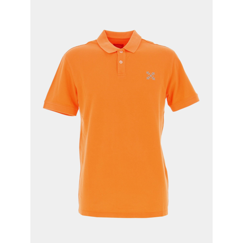 Polo manches courtes nasdak orange homme - Oxbow