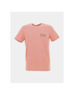 T-shirt graphique dos tezako rouge chiné homme - Oxbow