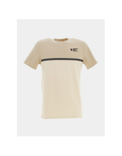 T-shirt bicolore everest beige homme - Comme Des Loups