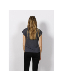 T-shirt uni léger pitkin bleu marine femme - Sunvalley