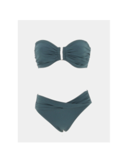 Maillot de bain 2 pièces chloé bali vert femme - Grain De Sable