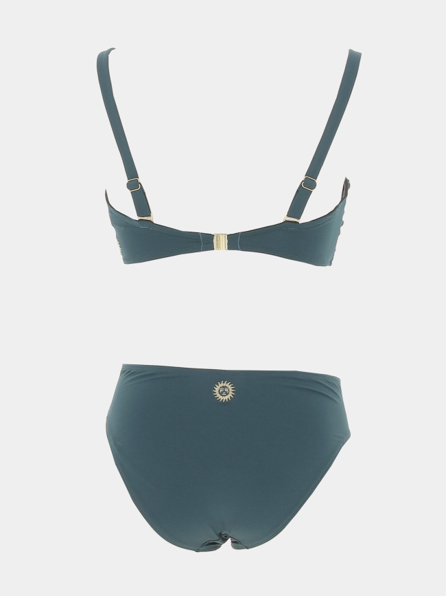 Maillot de bain 2 pièces chloé bali vert femme - Grain De Sable