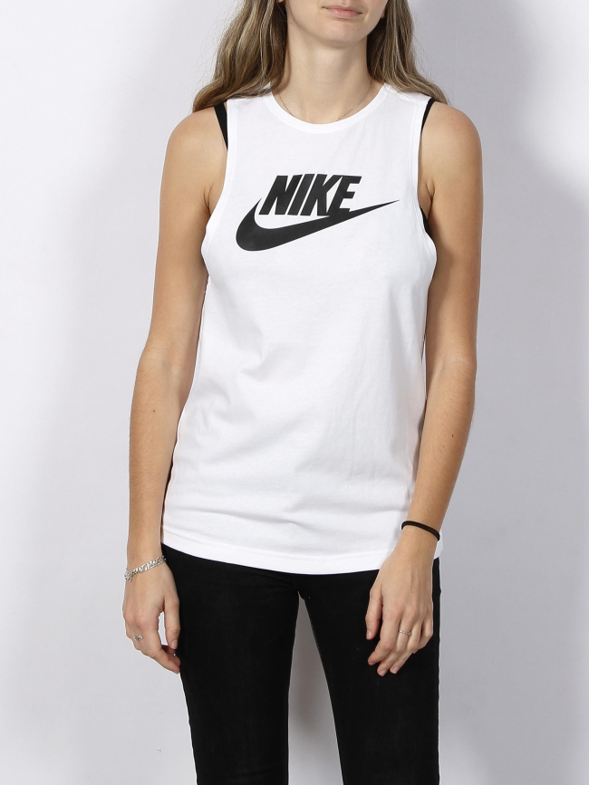 Hover Kan niet Trek Débardeur sportswear futura logo blanc femme - Nike | wimod
