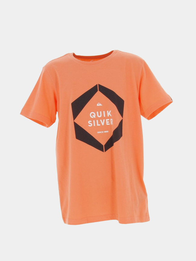 T-shirt tonal vibes flaxton orange garçon - Quiksilver