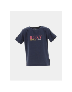 T-shirt rg star logo bleu marine fille - Roxy