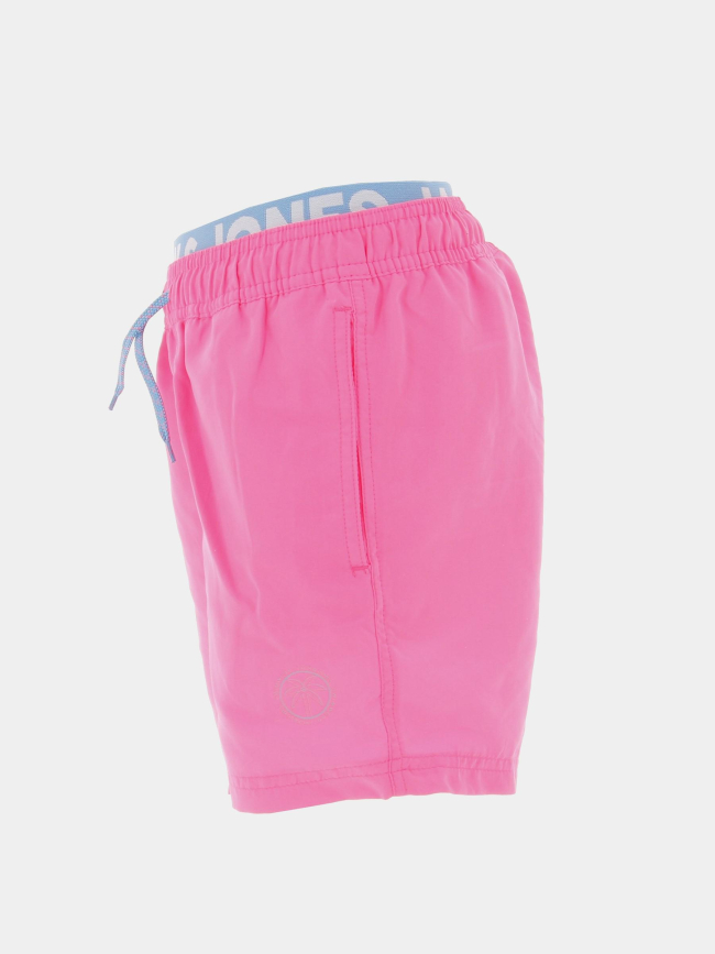 Short de bain fiji neon rose fluo enfant - Jack & Jones