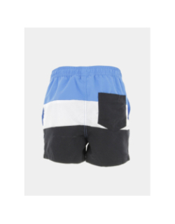 Short de bain colorblock fiji bleu blanc noir enfant - Jack & Jones