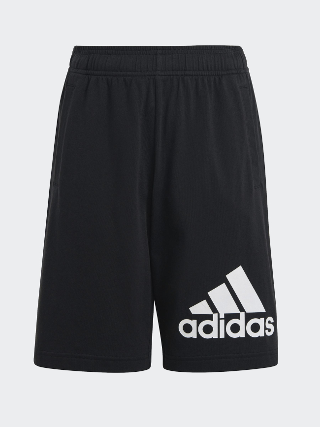 Short jogging big logo noir enfant - Adidas