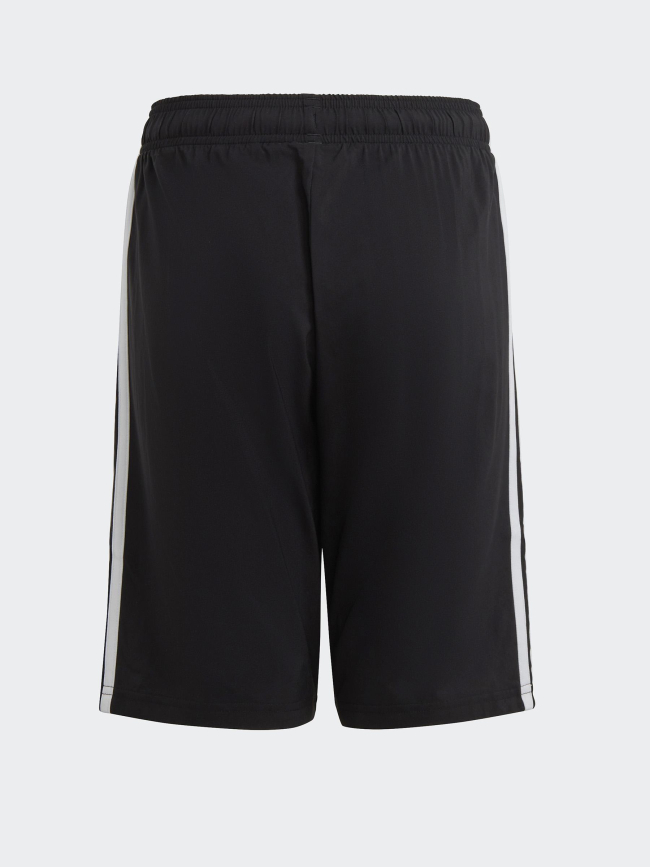 Short de sport 3 stripes noir enfant - Adidas
