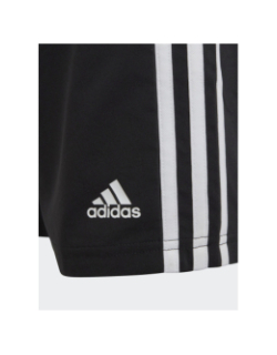 Short de sport 3 stripes noir enfant - Adidas
