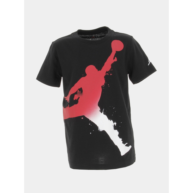 T-shirt jumbo logo dégradé splash noir garçon - Jordan