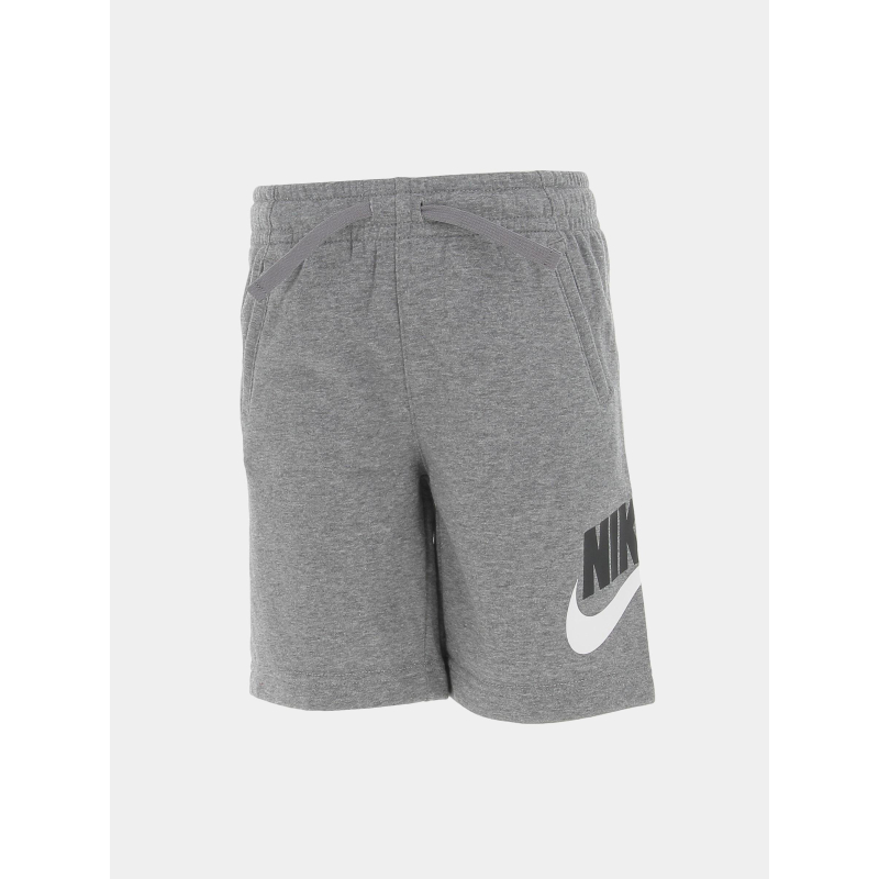 Short jogging club hbr gris chiné garçon - Nike