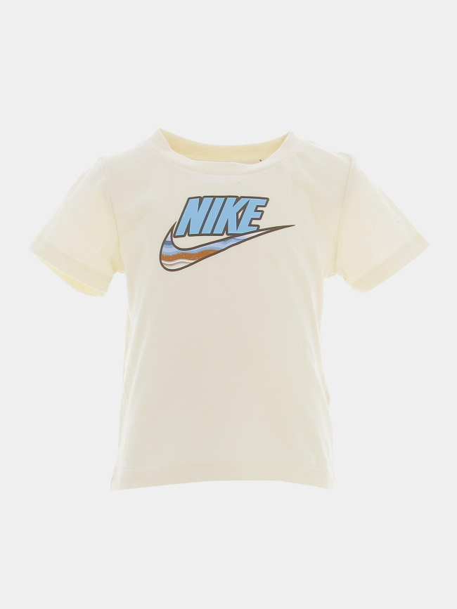 Ensemble short t-shirt nsw logo écru orange enfant - Nike