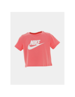 T-shirt crop top sportswear futura rose fille - Nike