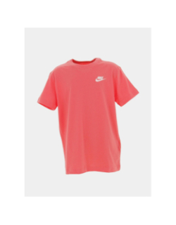 T-shirt sportswear club logo rose enfant - Nike