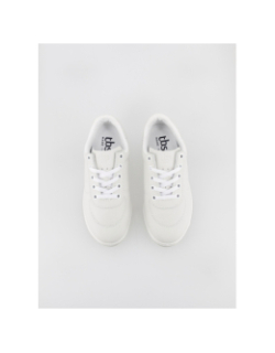 Baskets en cuir tennis brandy écru femme - Tbs