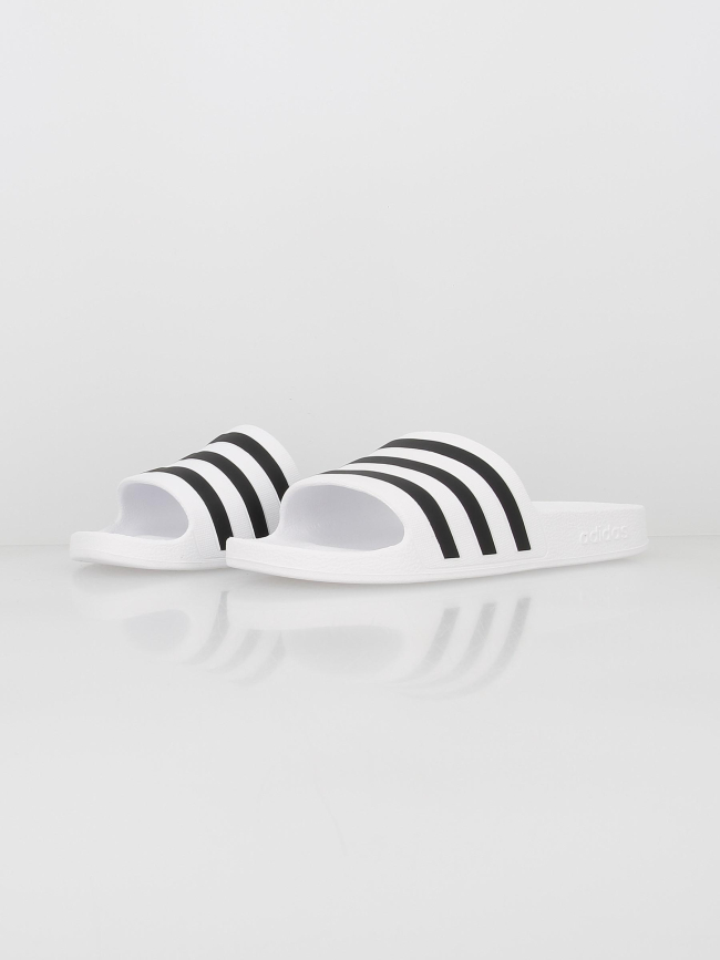 Claquettes adilette aqua noir blanc - Adidas