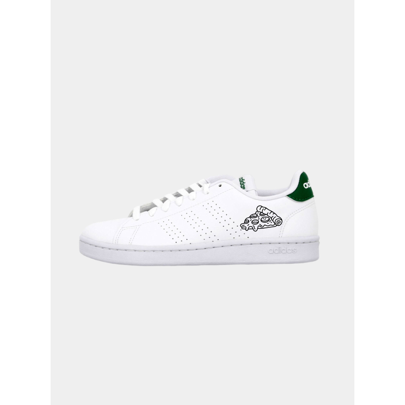 Baskets basses advantage pizza blanc vert homme - Adidas