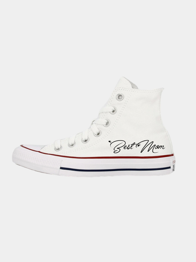 Baskets montantes toile chuck taylor best mom blanc - Converse