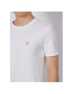 T-shirt éco super slim logo core blanc homme - Guess