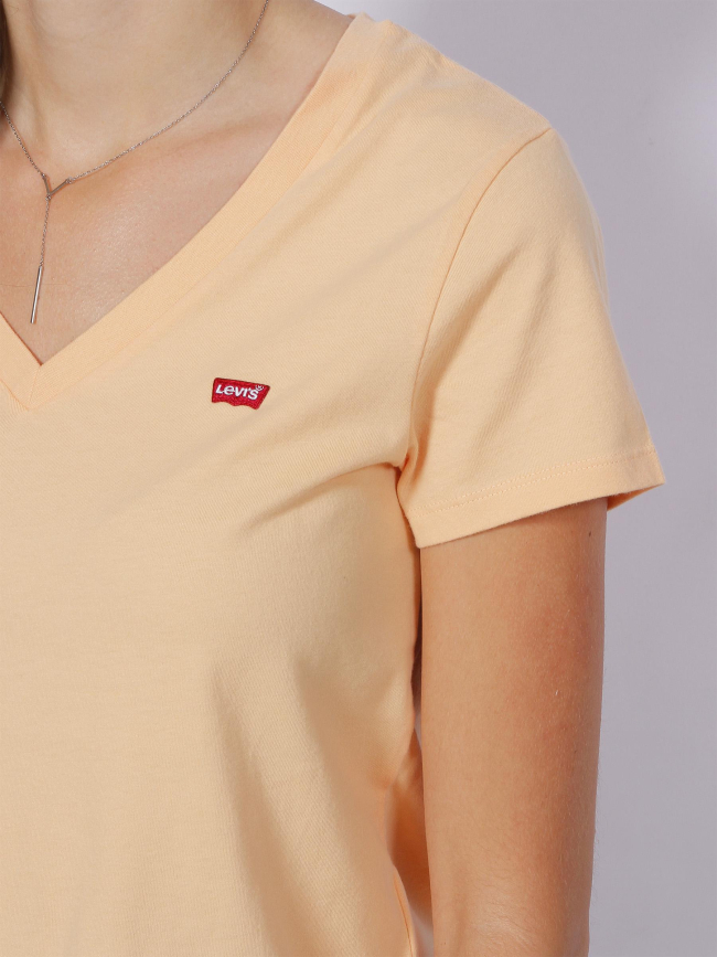 T-shirt perfect col v orange femme - Levi's