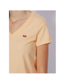T-shirt perfect col v orange femme - Levi's