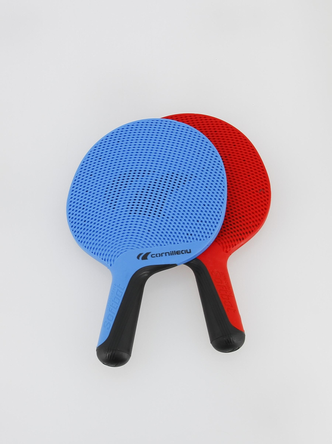 Raquettes tennis de table softbat duo bleu rouge - Cornilleau