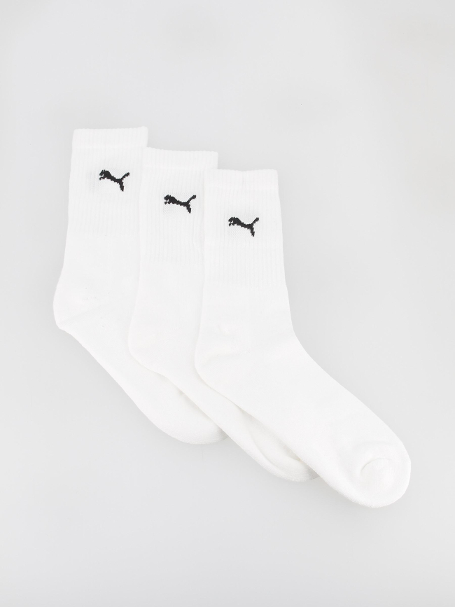 Chaussettes sport 3 paires blanc homme - Puma