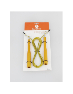 Corde à sauter aluminium jaune - Sveltus