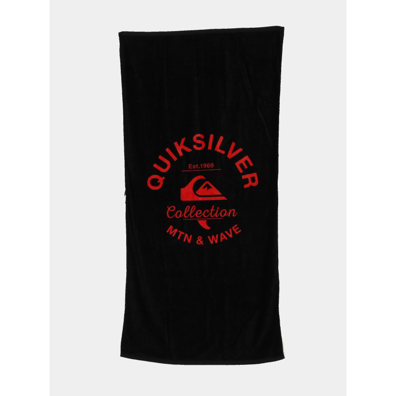 Serviette de plage logo rouge noir - Quiksilver