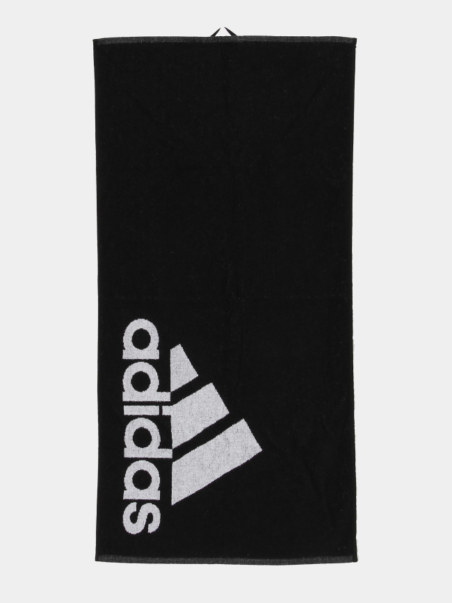 Serviette de bain small logo blanc noir - Adidas