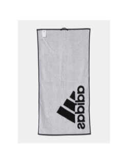 Serviette de bain small logo blanc noir - Adidas